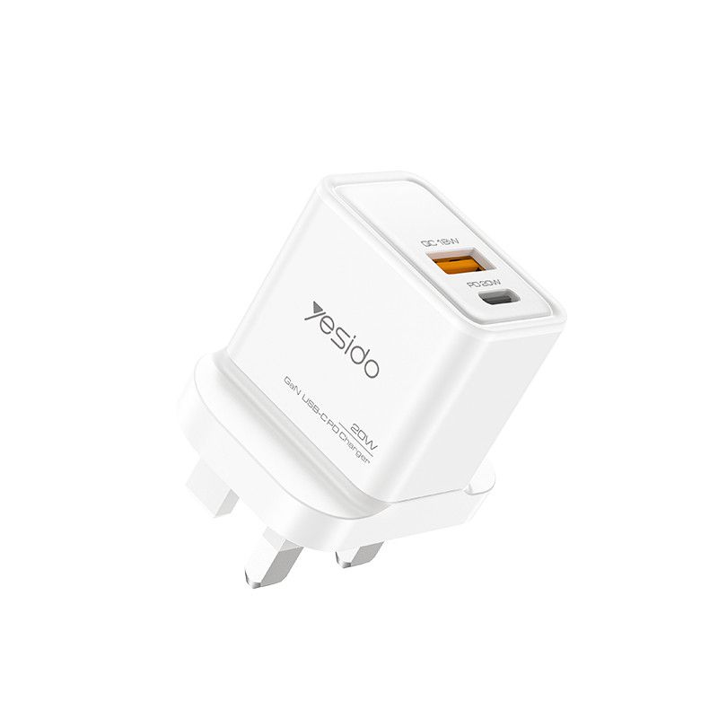 Yesido YC80 GaN Charger 20W, White