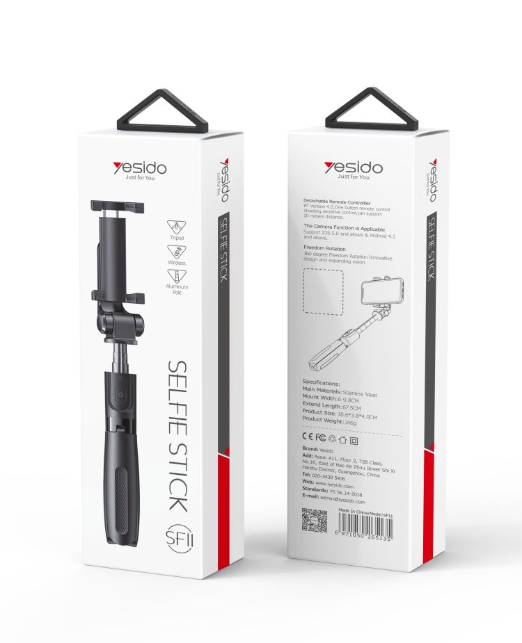 Yesido SF11 Selfie Stick 675MM