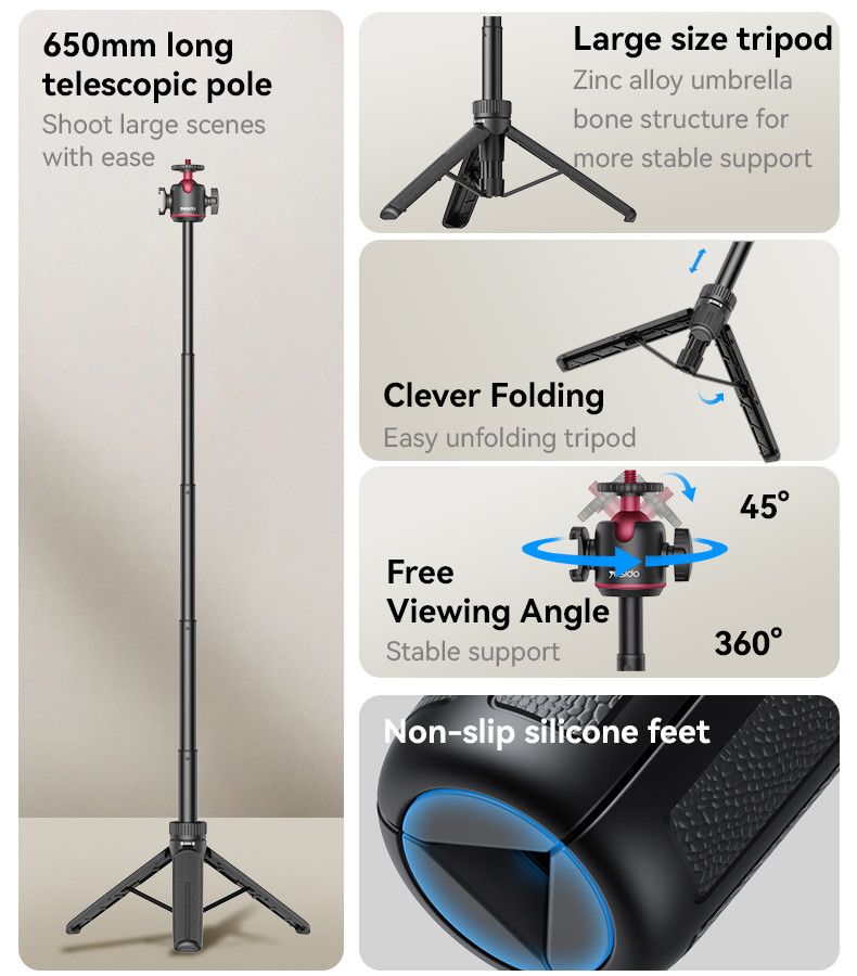 Yesido SF26 Tripod Stand 650MM