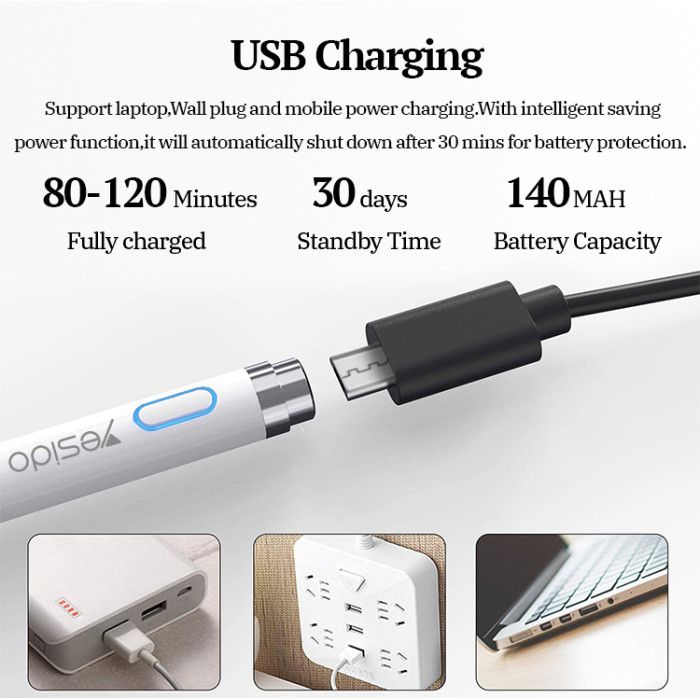 Yesido ST05 Capacitive Stylus Pen, White