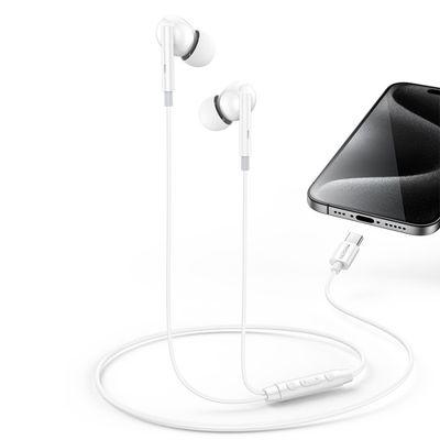 Yesido YH45 Hevy Bass Type-C Headphones, 1.2M White