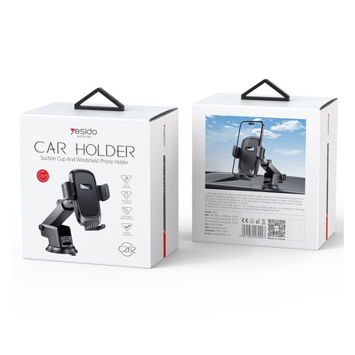 Yesido C262 Car Holder, Black