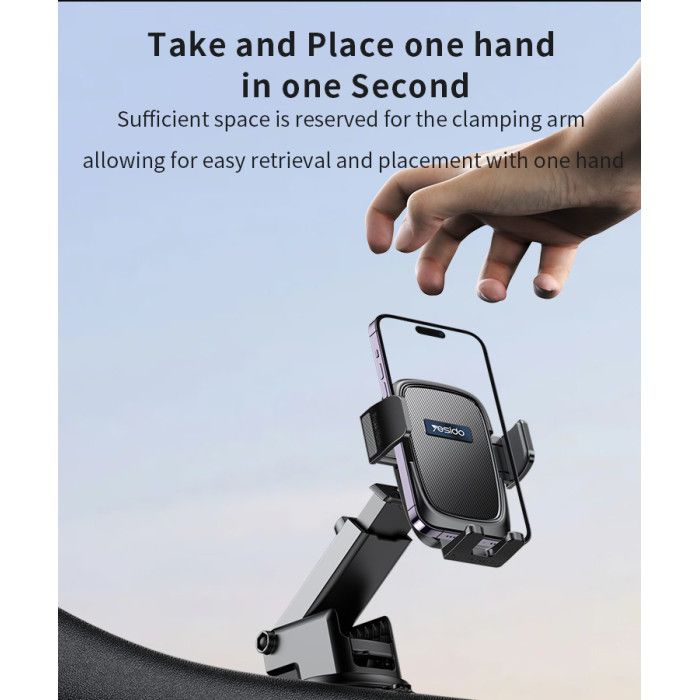 Yesido C262 Car Holder, Black