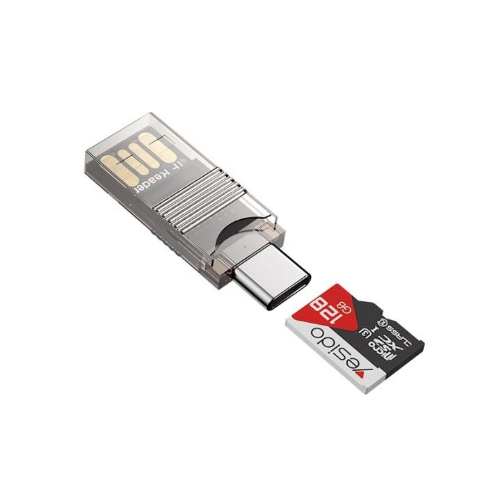 Yesido GS21 2in1 Card Reader USB 2.0
