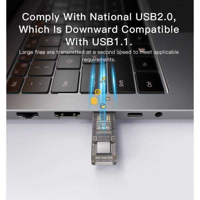 Yesido GS21 2in1 Card Reader USB 2.0