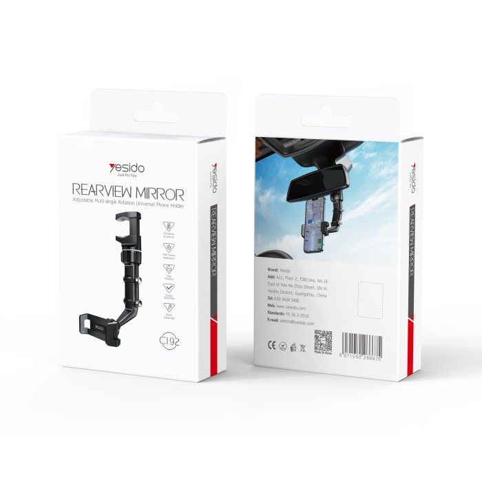 Yesido C192 Rearview Mirror Phone Holder