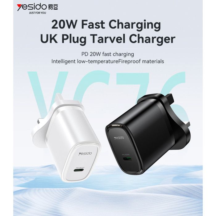 Yesido YC76 Quick Charger, White