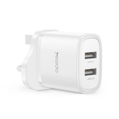 Yesido YC91 Travel Charger 12W, White