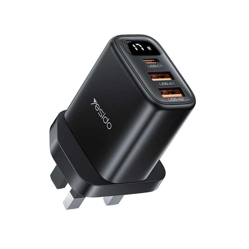 Yesido YC86 Travel Charger 17W, Black