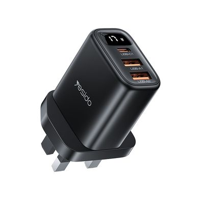 Yesido YC86 Travel Charger 17W, Black