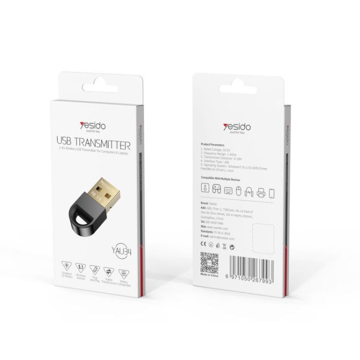 Yesido YAU34 USB Transmitter BT 5.1