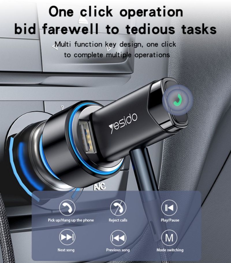 Yesido YAU40 USB Transmiter BT 5.0