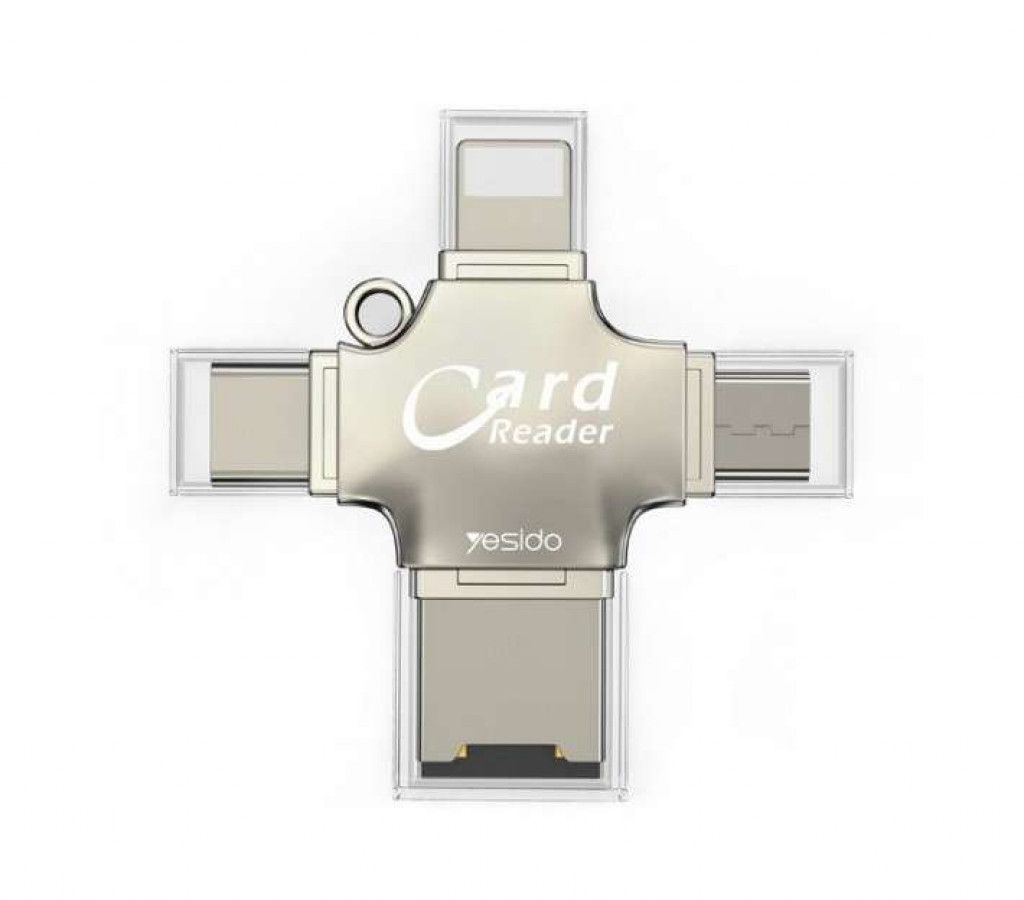 Yesido GS13 Card Reader, Silver
