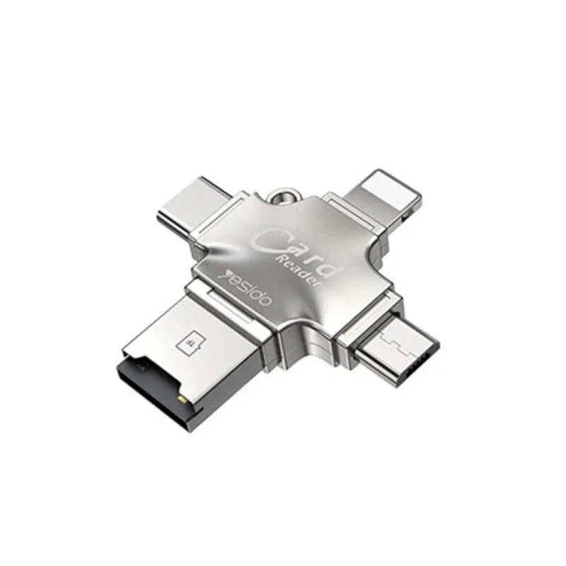 Yesido GS13 Card Reader, Silver
