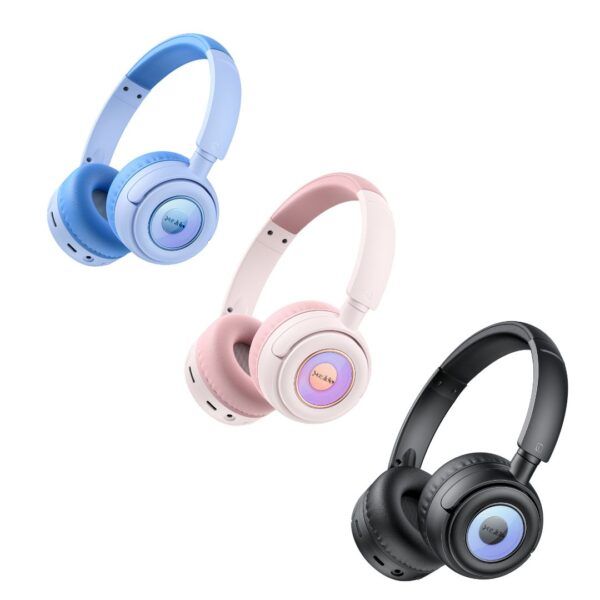 Yesido EP06 Wireless Headphone BT5.3 RGB Colors, Black