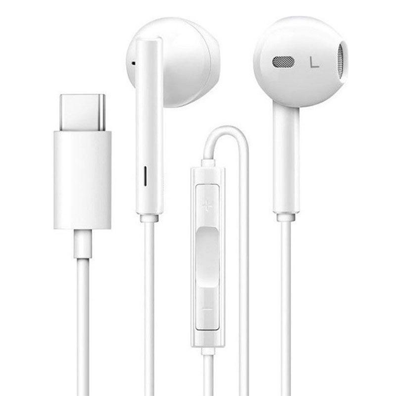 Coteci CS5189 Type-C Universal Headphones, White