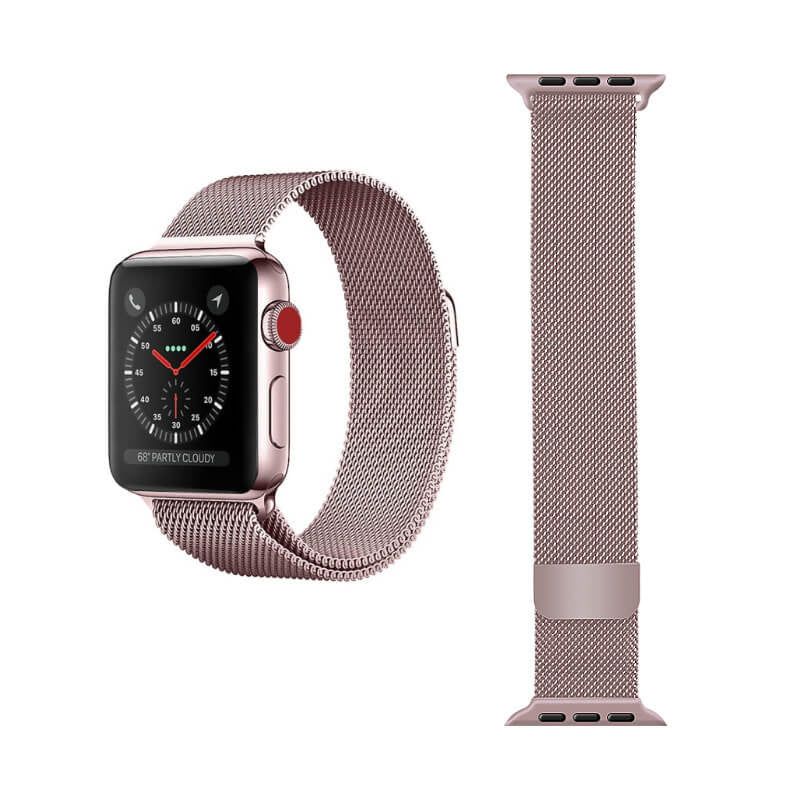 Coteci Apple Watch Magnet Band,42/44/45/49mm, Rose Gold