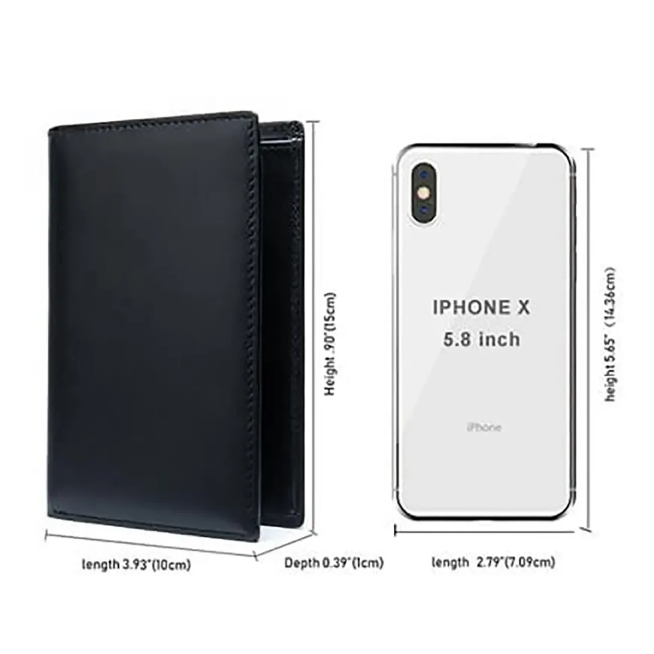 Coteci Luxury Series Passport Holder, Black