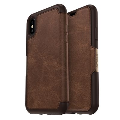 OtterBox iPhone X Strada Series, Espresso (Brown/Brown) OtterBox iPhone X Strada Series, Espresso (Brown/Brown)