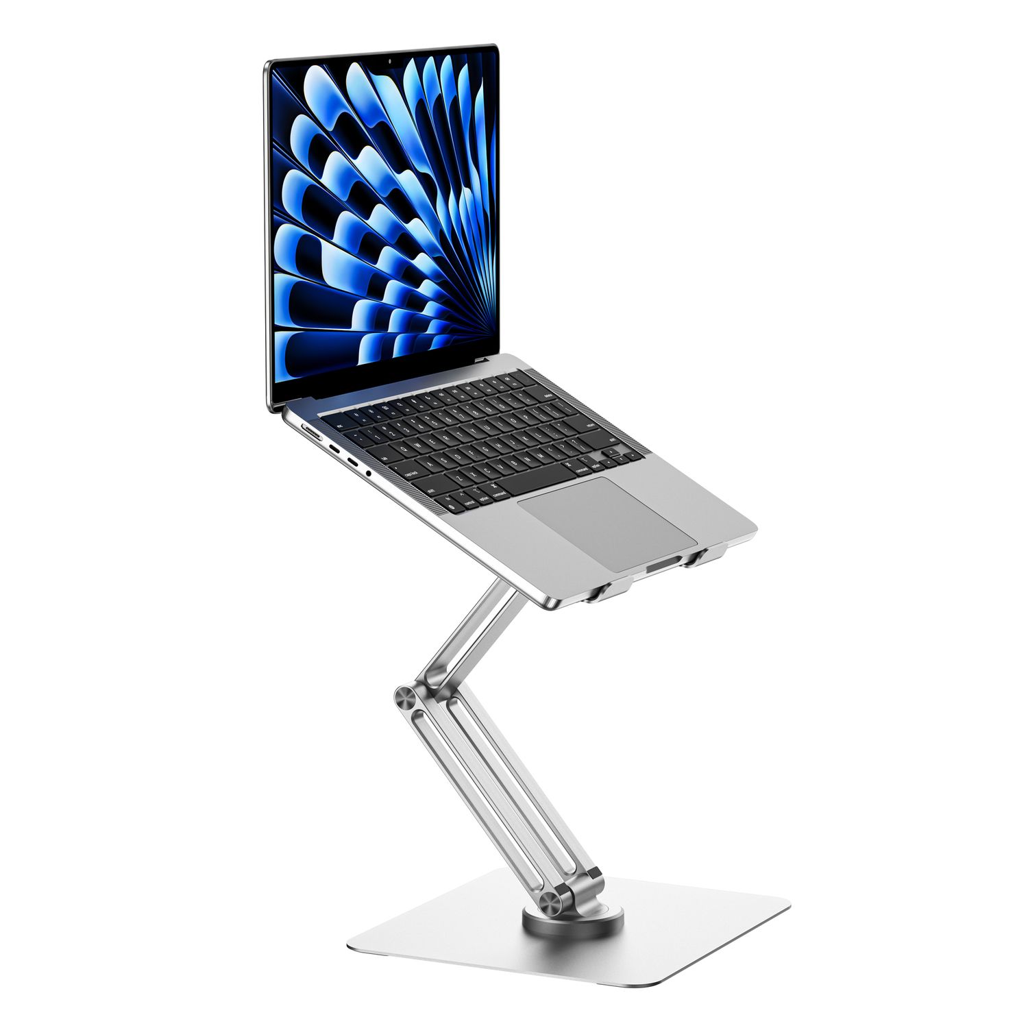 WiWU S801 Rotative Foldable Laptop Stand, Silver