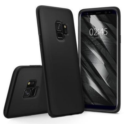Spigen Samsung Galaxy S9 Liquid Crystal, Matte Black Spigen Samsung Galaxy S9 Liquid Crystal, Matte Black