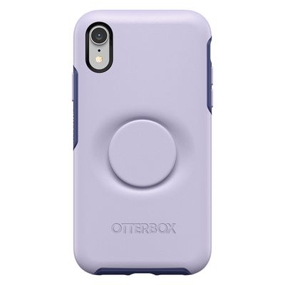 OtterBox Otter + Pop iPhone XR Symmetry, Lilac Dusk (Thistle/Purple)