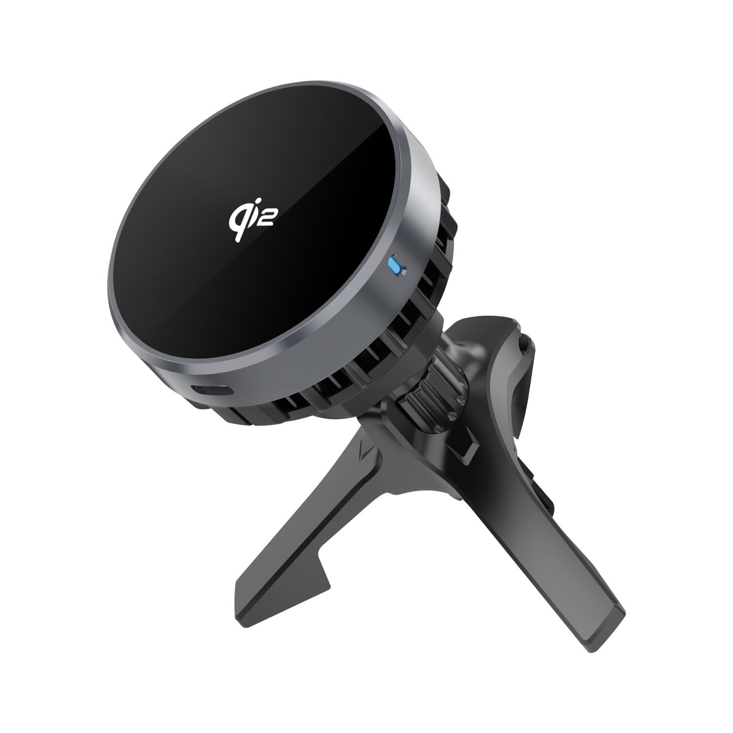 WiWU CH319 qi2 Wireless Car Charger, Black