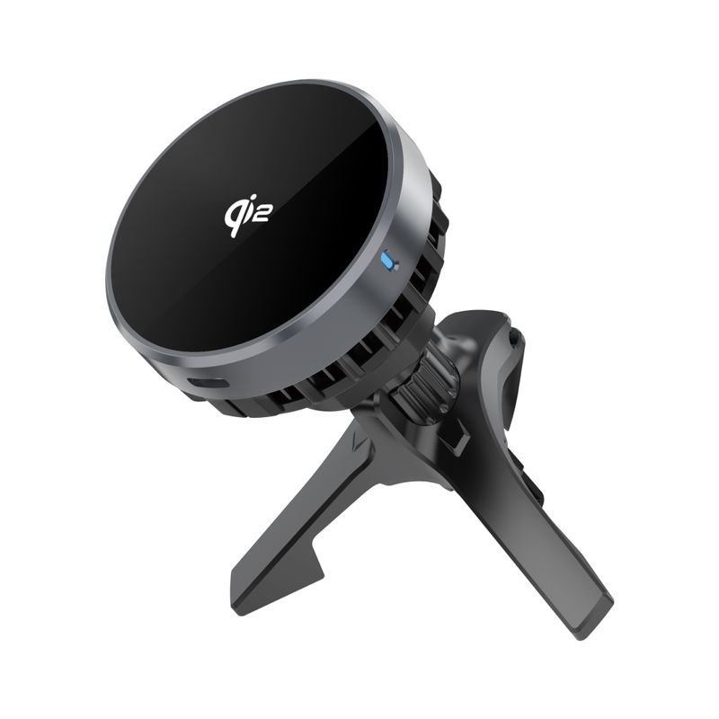 WiWU CH319 qi2 Wireless Car Charger, Black