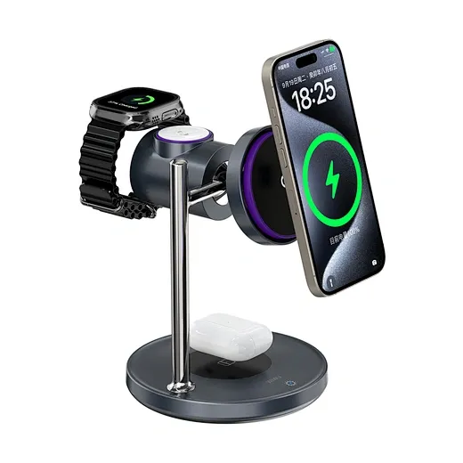 WiWU W041 3 in 1 Magnetic Wireless Charger