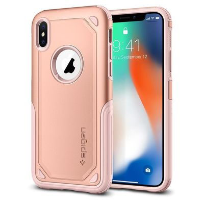 Spigen iPhone X Hybird Armor, Rose Gold Spigen iPhone X Hybird Armor, Rose Gold