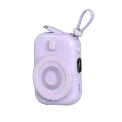 WiWU P041 Magnetic Power Bank 9600mAh, Purple WiWU P041 Magnetic Power Bank 9600mAh, Purple