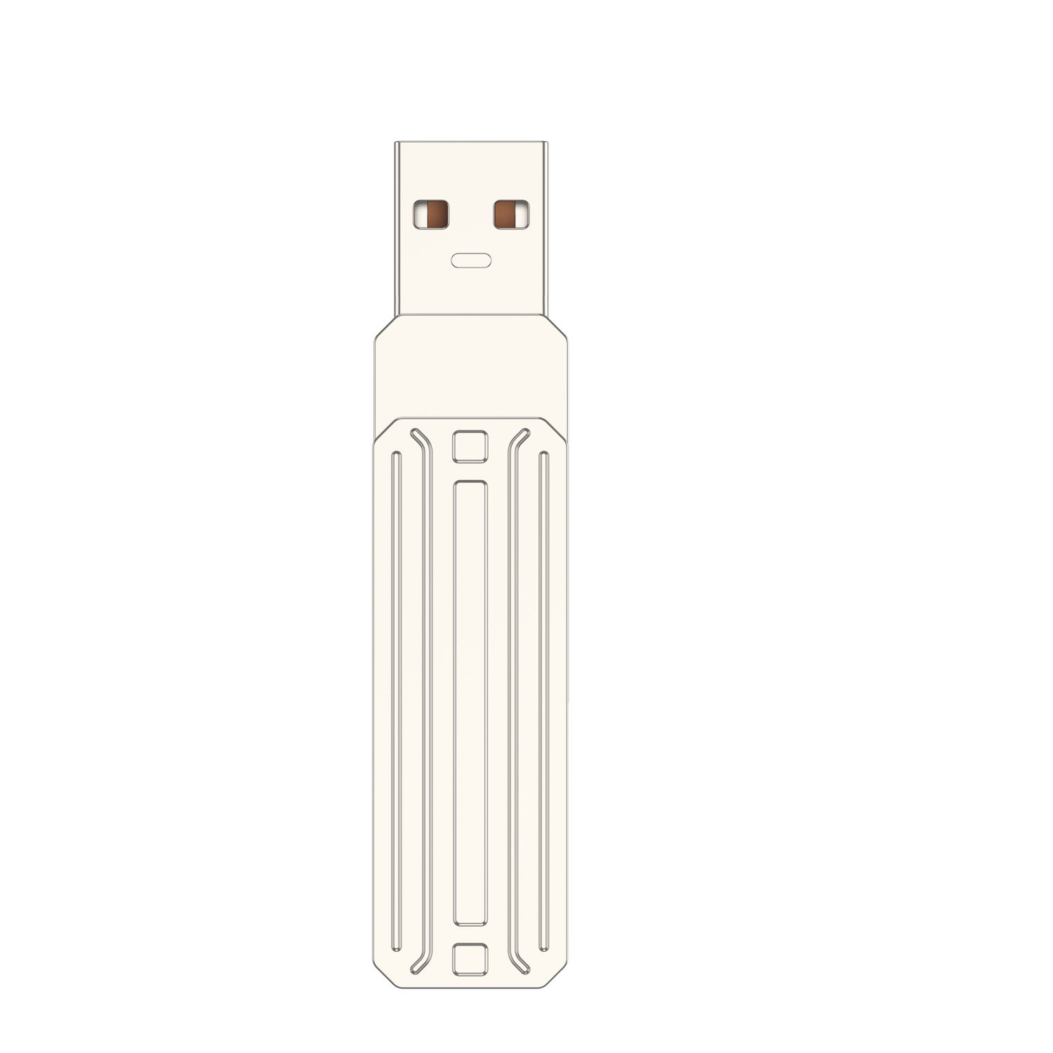 WiWU FD001 3 in 1 USB 3.0 Flash Drive 256GB, Silver