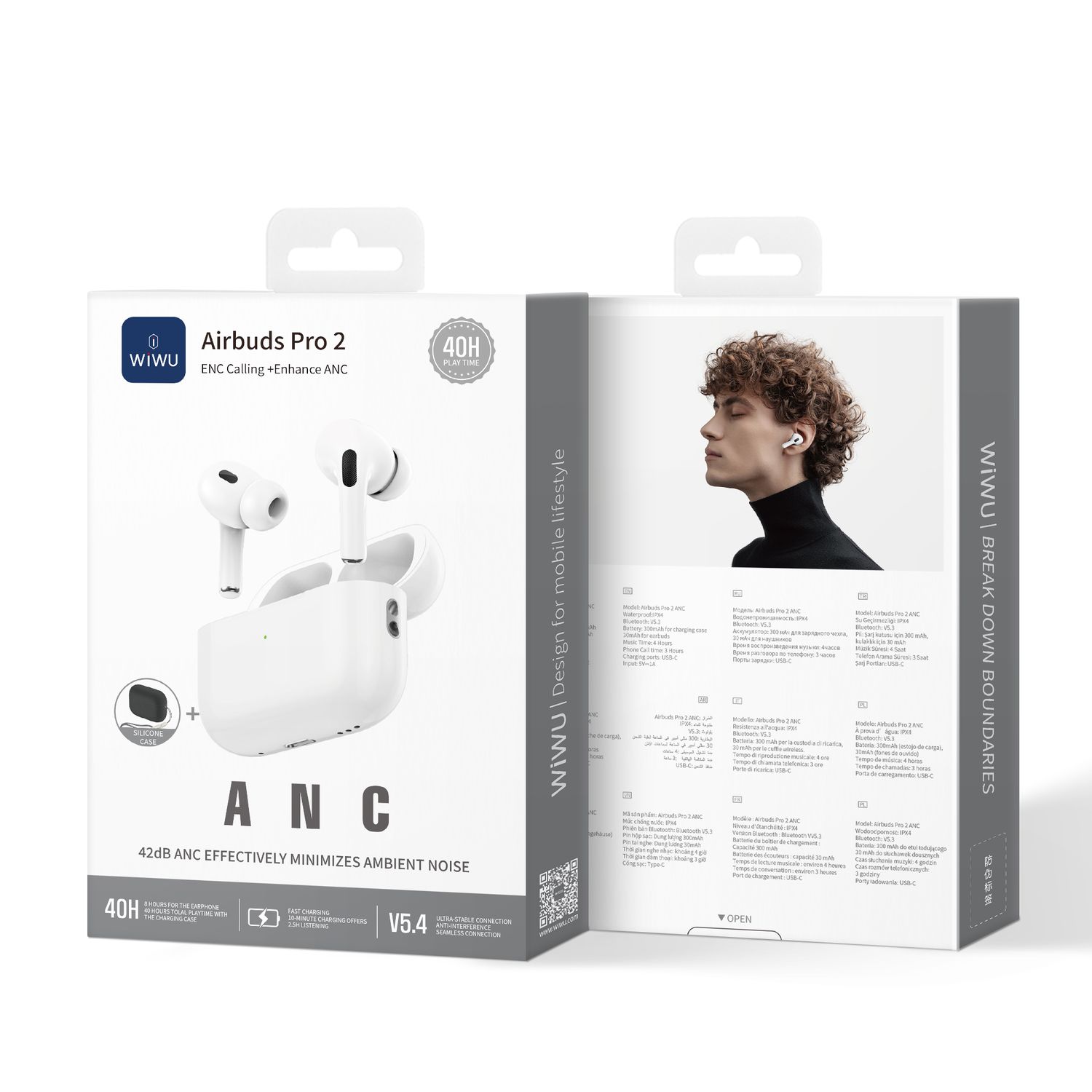WiWU Airbuds Pro 2 ANC , White