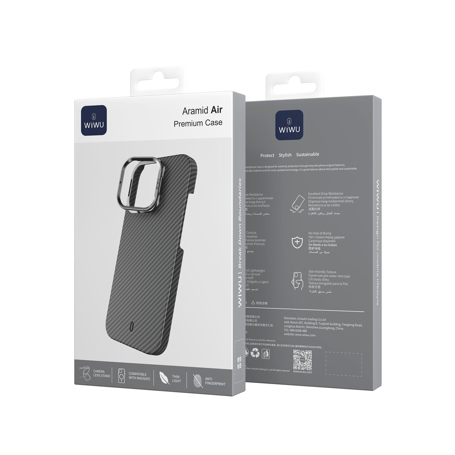 WiWU iPhone 16 Pro Aramid Armor, Black