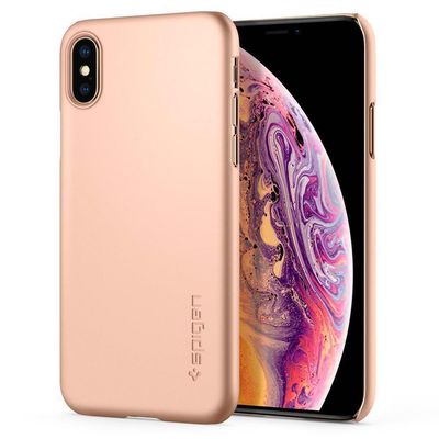 Spigen iPhone X Thin Fit, Blush Gold Spigen iPhone X Thin Fit, Blush Gold