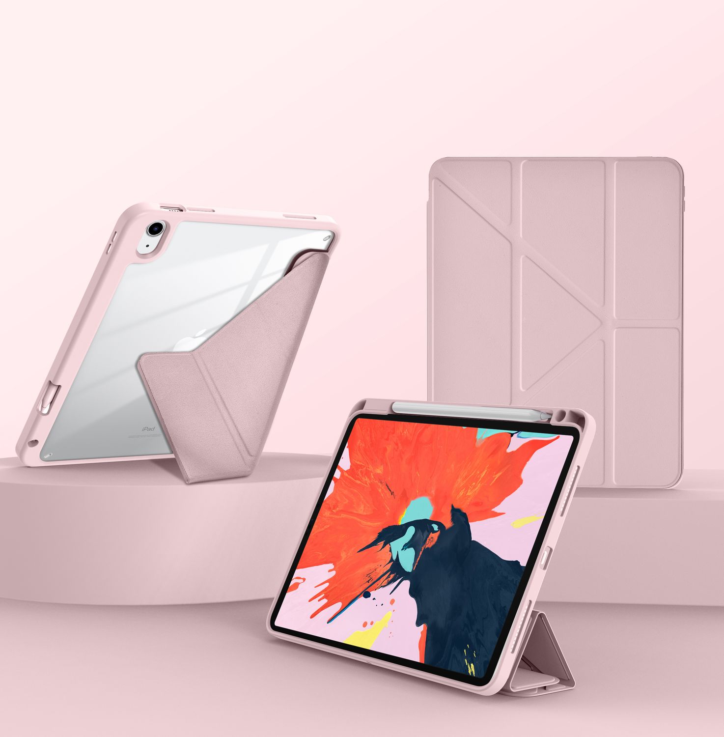 WiWU iPad 10.2/10.5 Defender Protective Case, Pink