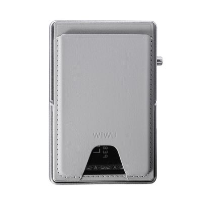 WiWU MW6 Regal Mag Metal Stand Card Holder, Ash Gray