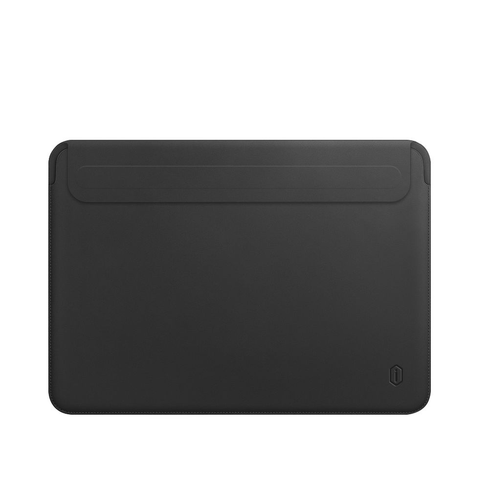 WiWU MacBook Air 13.6 2022 Skin Pro II Leather Sleeve, Black