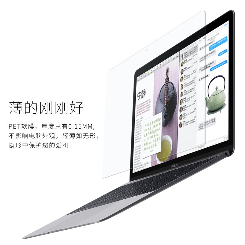 WiWU MacBook 14.2 Screen Protector, Clear