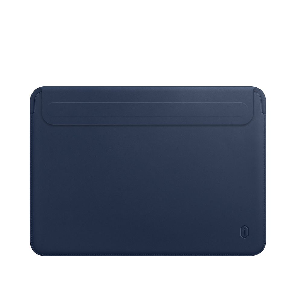 WiWU Skin Pro II Leather Laptop Sleeve 13.6, Navy Blue