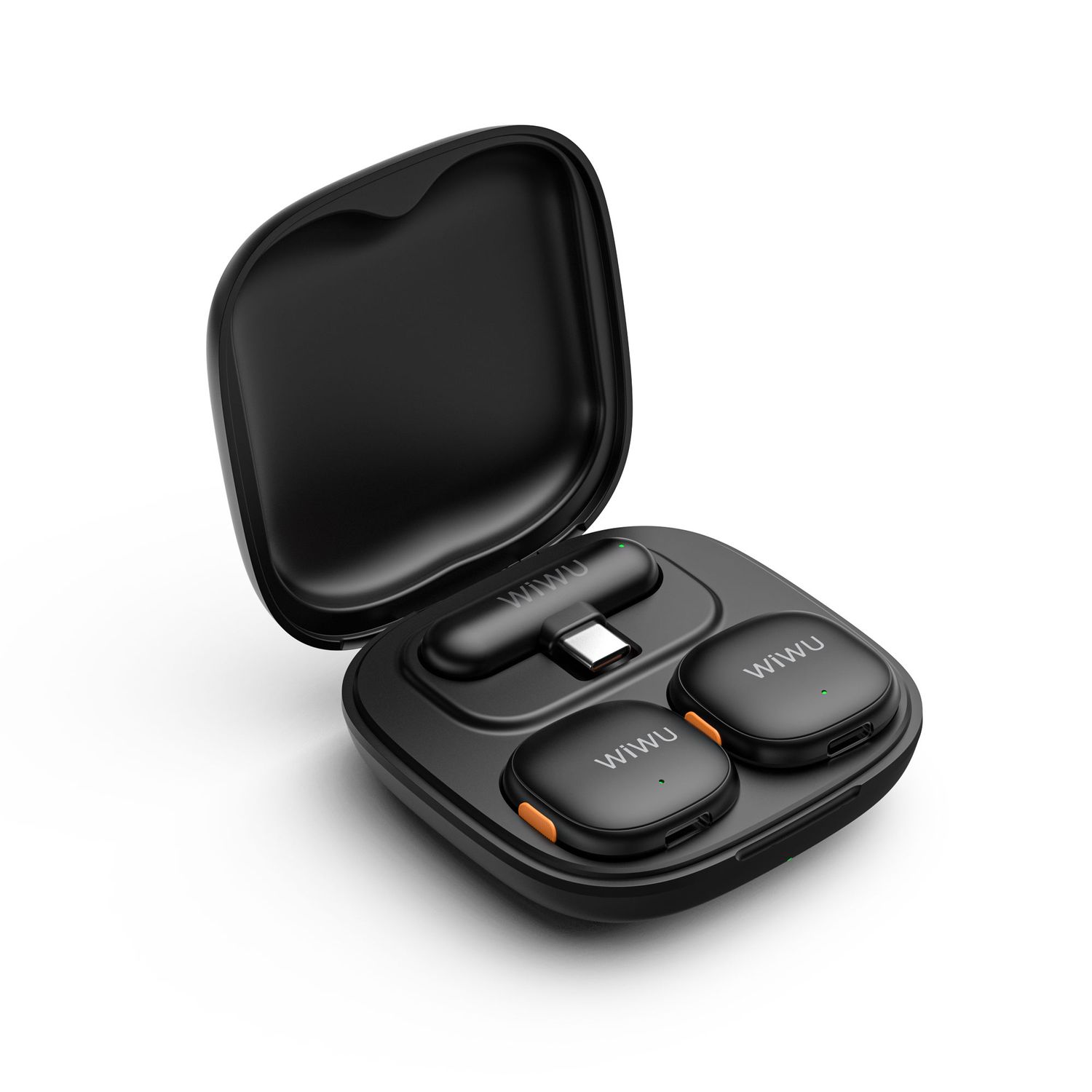 WiWU WM6 USB-C Duo Wireless Mircrophone, Black