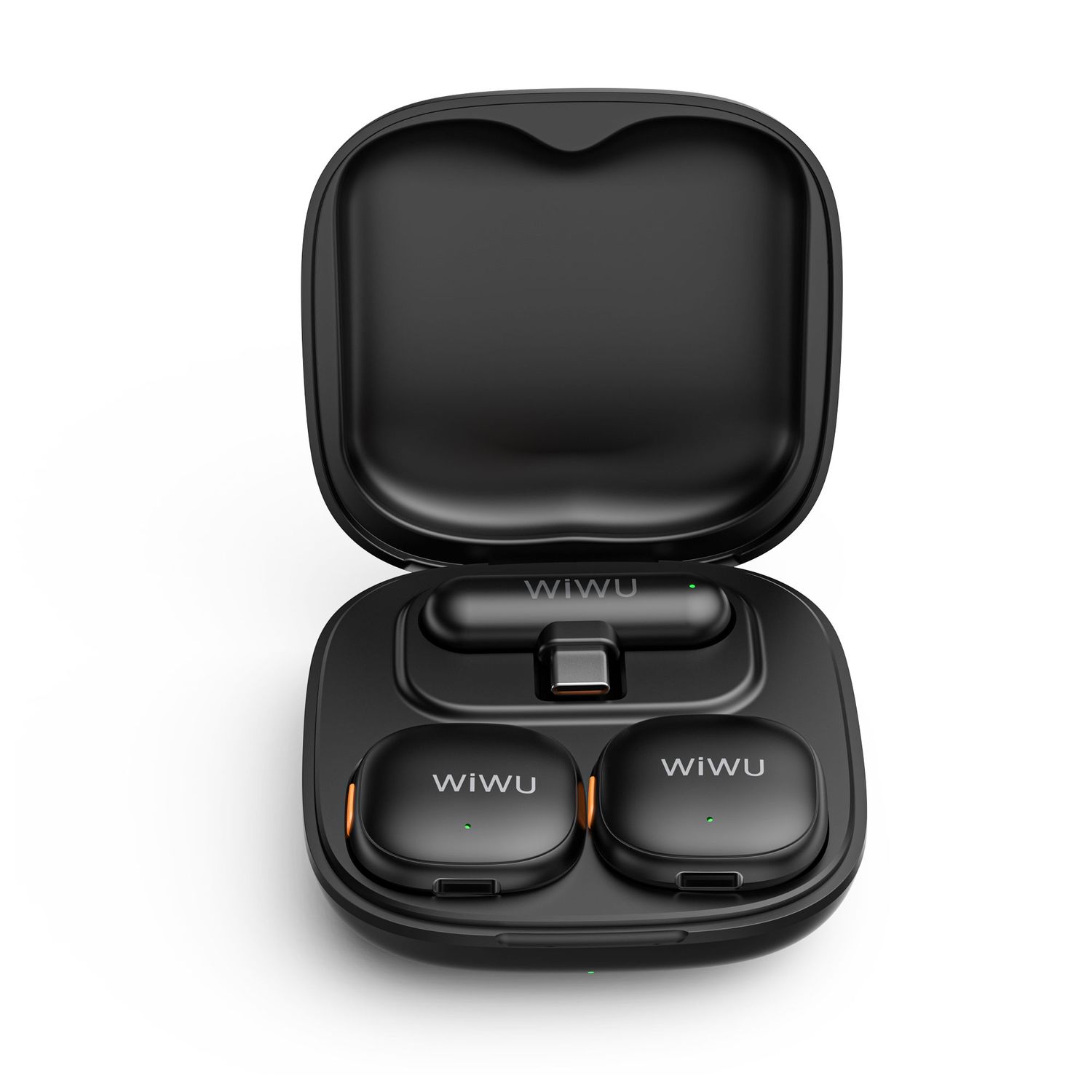 WiWU WM6 USB-C Duo Wireless Mircrophone, Black