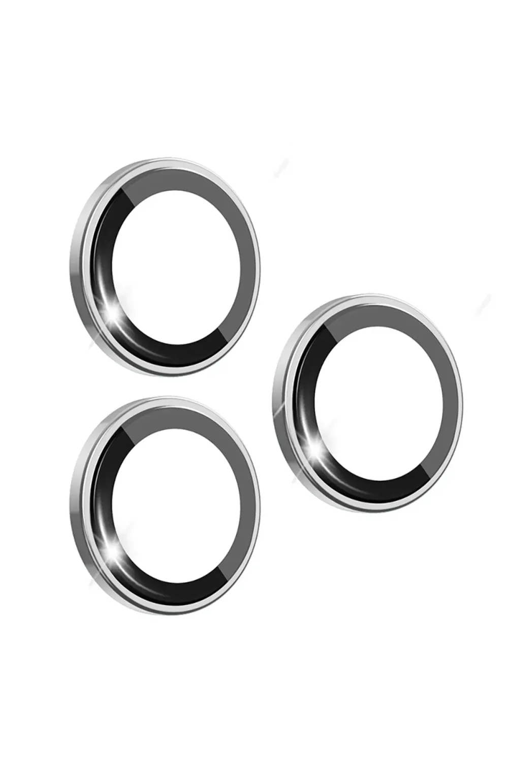 WiWU iPhone 17 Pro/17 Pro Max Sapphire Lens Guard, Silver