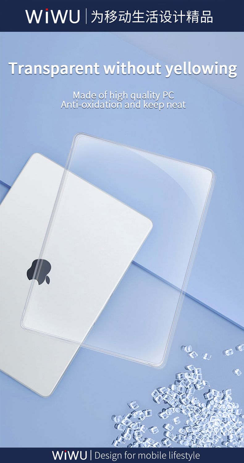 WiWU MacBook Pro 16.2 Crystal Shield Case, Transparent