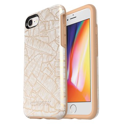 OtterBox iPhone 8 Symmetry IML Series, Throwing Shade (White/Tan/Shade) OtterBox iPhone 8 Symmetry IML Series, Throwing Shade (White/Tan/Shade)