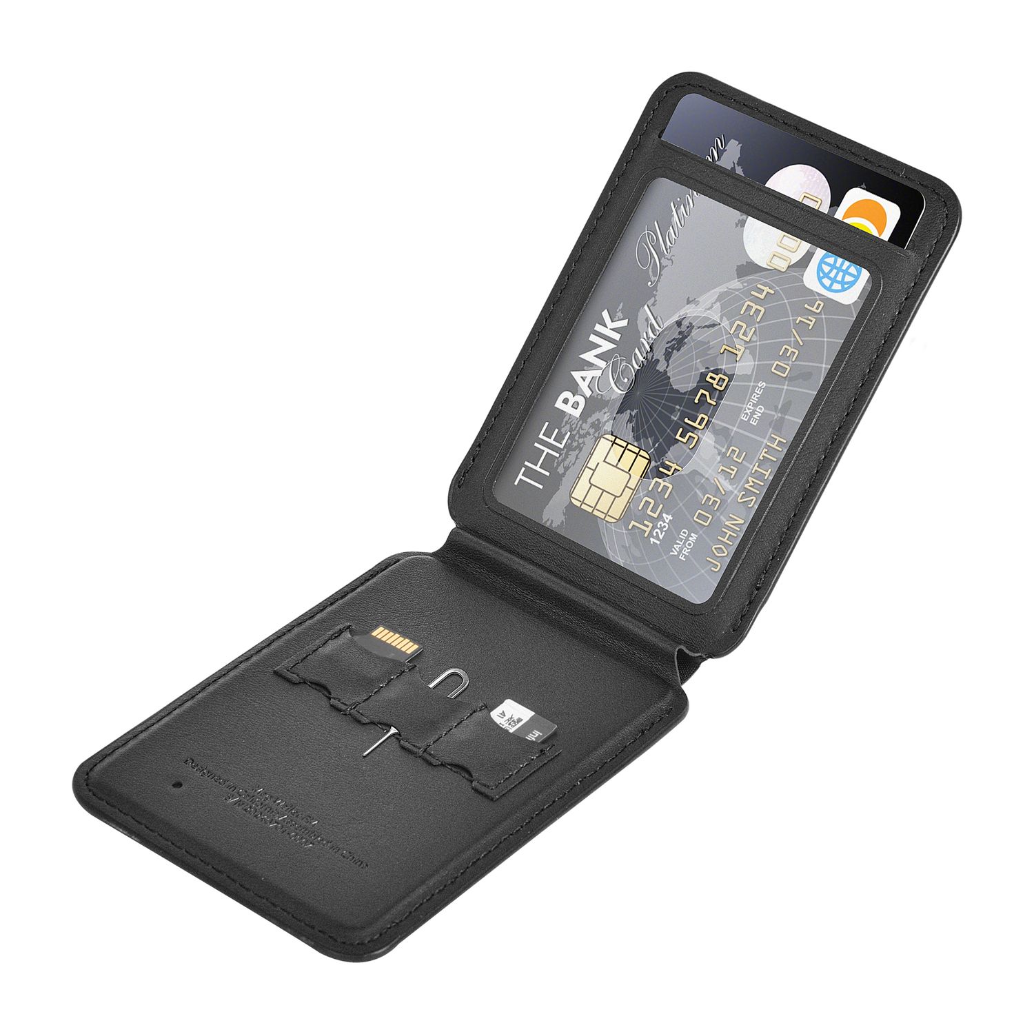 WiWU MW005 Mag Wallet with Findmy, Black