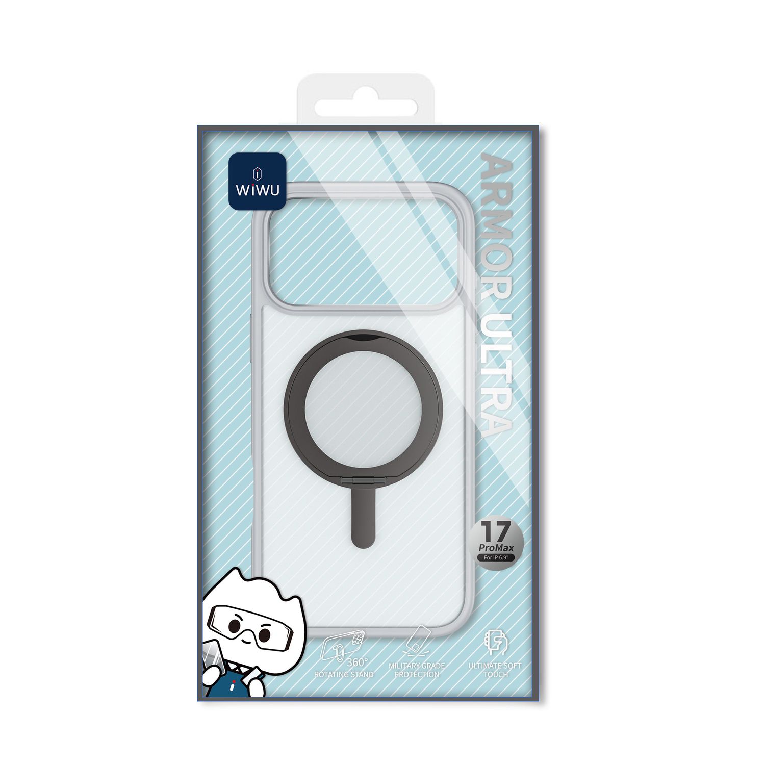 WiWU iPhone 17 Pro Max Armor Ultra, Gray