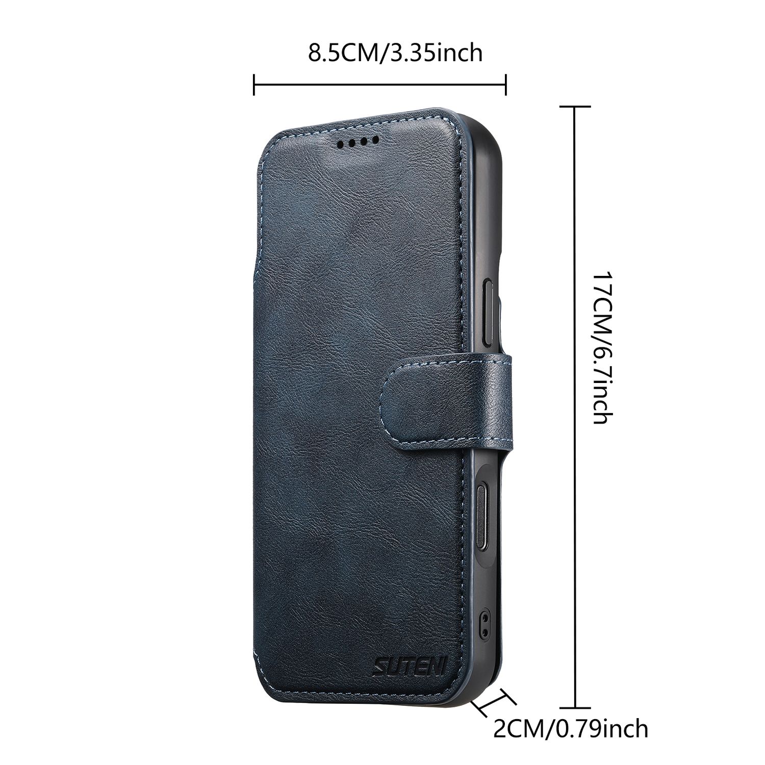 KDS iPhone 16 Pro Max Q5 Flip Case, Blue