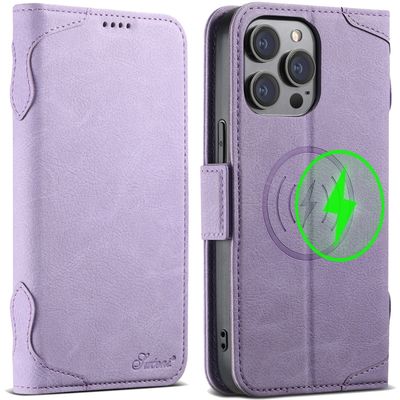 KDS iPhone 16 Pro Max J7 Flip Case with MagSafe, Purple KDS iPhone 16 Pro Max J7 Flip Case with MagSafe, Purple