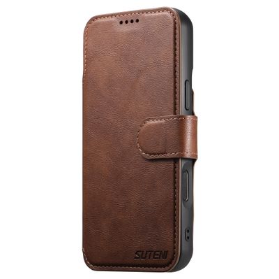 KDS iPhone 15 Pro Q5 Flip Case, Brown KDS iPhone 15 Pro Q5 Flip Case, Brown